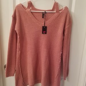 Blush knit sweater!